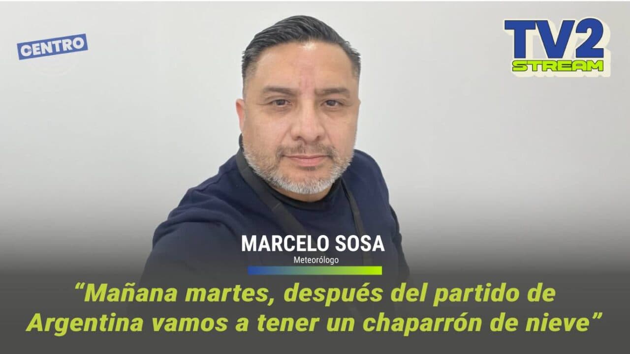 #TV2Stream Entrevista a Marcelo Sosa – Meteorólogo