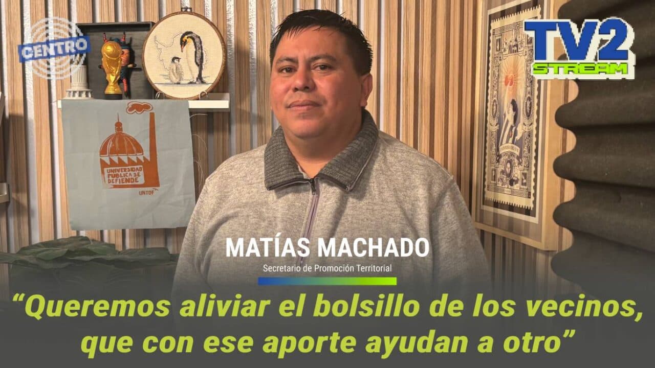 #TV2Stream Entrevista a Matías Machado – Secretario de Promoción Territorial del Gobierno de TDF